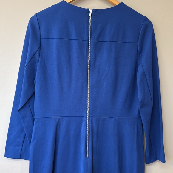 J. Crew Factory Zip ponte dress | EUC | 8 | Blue - Picture 10 of 11